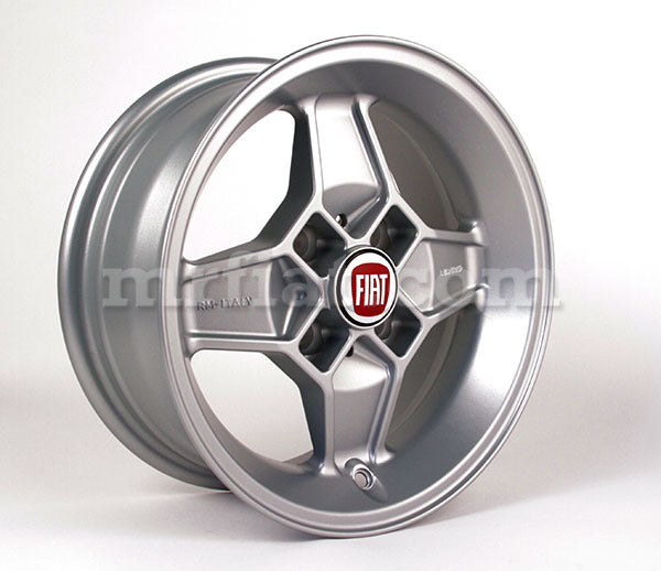 Fiat 850 124 128 X1/9 A112 Matte Silver Cromodora CD 30 Wheel 5.5 x 13 Rims Fiat   