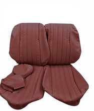 Cargar imagen en el visor de la galería, Fiat 124 Spider Seat Covers 1979-1985 Interior Fiat Darkred
