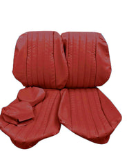 Cargar imagen en el visor de la galería, Fiat 124 Spider Front Seat Covers 1979-1985 Red
