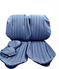 Cargar imagen en el visor de la galería, Fiat 124 Spider Front Seat Covers 1979-1985 Blue
