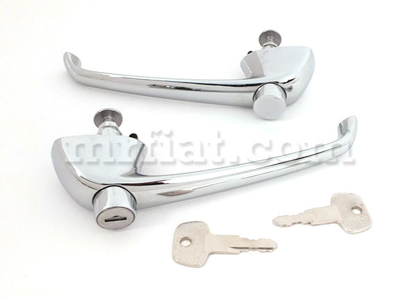 Fiat 1200 1500 Spider Door Handle Set Doors Fiat   