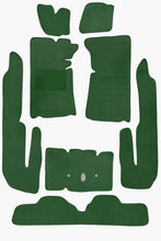 Cargar imagen en el visor de la galería, Alfa Romeo Spider Duetto Series 1 Carpet Set 1966-1969 Darkgreen
