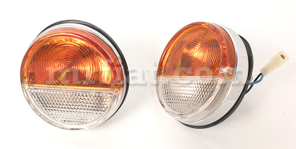 Fiat Dino Spider Rear Lamps Set Lights Fiat   