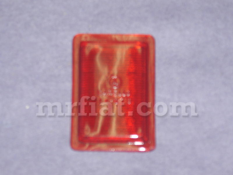 Ferrari Red 42x27 mm Side Turn Light Signal Lens Lights Ferrari   