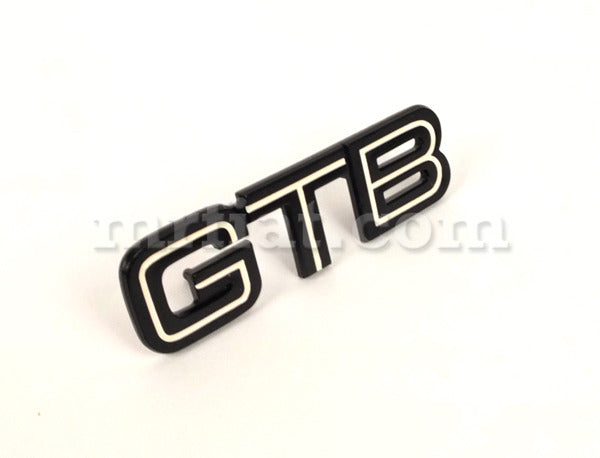 Ferrari 275 GTB 2 GTB 4 White on Black GTB Script Emblems Ferrari   