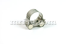 Cargar imagen en el visor de la galería, Ferrari Dino 206 246 GT GTS Steel Fuel Hose Joint Bolt Clamp 23-25 mm Fuel System Ferrari
