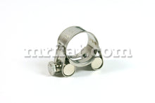Cargar imagen en el visor de la galería, Ferrari Dino 206 246 GT GTS Steel Fuel Hose Joint Bolt Clamp 23-25 mm Fuel System Ferrari
