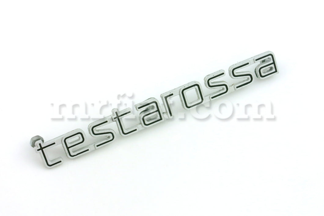 Ferrari Testarossa Script Badge W/ 3 Studs Emblems Ferrari   