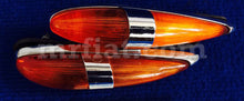 Cargar imagen en el visor de la galería, Maserati Special Chrome Side Marker Light Set 50's Lights Maserati   
