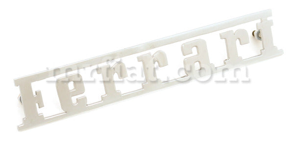 Ferrari Script Emblem 125 mm W/ 2 Studs Emblems Ferrari   