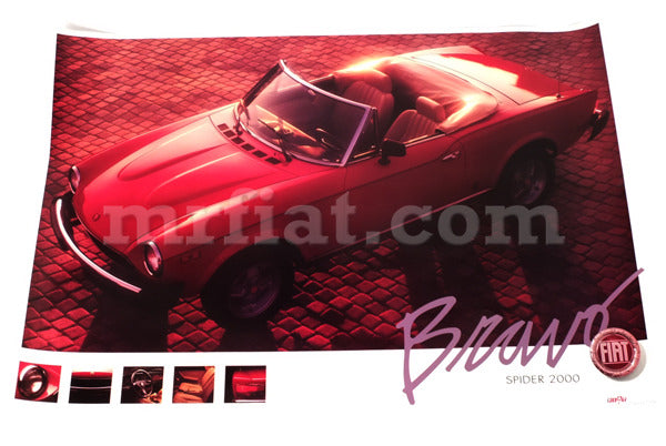 Fiat 124 Spider Poster Accessories Fiat   