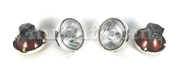 Fiat 128 3P 131 132 Set Headlamp Units H1 Lights Fiat   