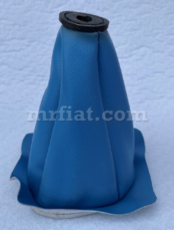 Fiat 500 Blue Gearshift Boot W/ Reinforced Rubber Interior Fiat   