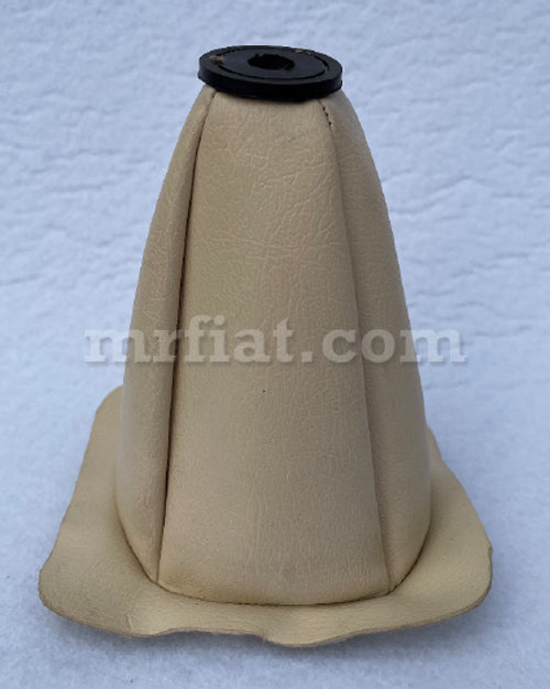 Fiat 500 Ivory Gearshift Boot W/ Reinforced Rubber Interior Fiat   