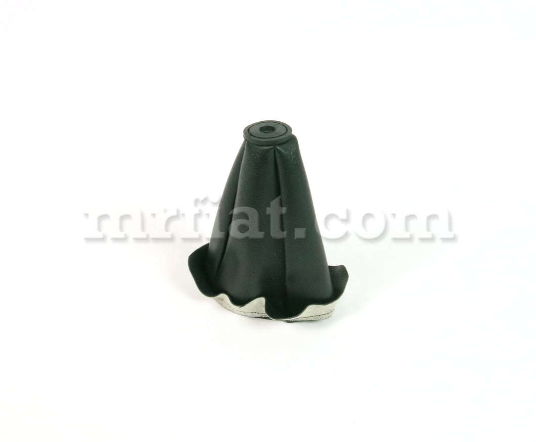 Fiat 500 Black Gearshift Boot W/ Reinforced Rubber Interior Fiat   