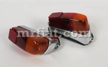 Load image into Gallery viewer, Fiat 500 D Complete Chrome Tail Light Set Lights Fiat   
