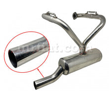 Load image into Gallery viewer, Fiat 500 F/L Stainless Steel Exhaust Muffler Single Tip Exhaust Fiat
