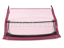 Cargar imagen en el visor de la galería, Fiat 500 F/L/R Red Complete Folding Top 1965-75 Roof Fiat
