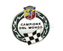 Load image into Gallery viewer, Fiat 500 600 Abarth Campione Del Mondo 2nd Emblem Abarth Emblems Fiat   
