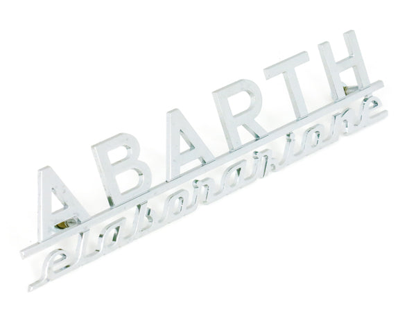 Fiat Abarth Elaborazione Script Emblem 125 mm Abarth Fiat   