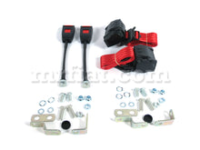 Load image into Gallery viewer, Fiat 850 124 Spider Red Retractable Seatbelt Set Interior Fiat
