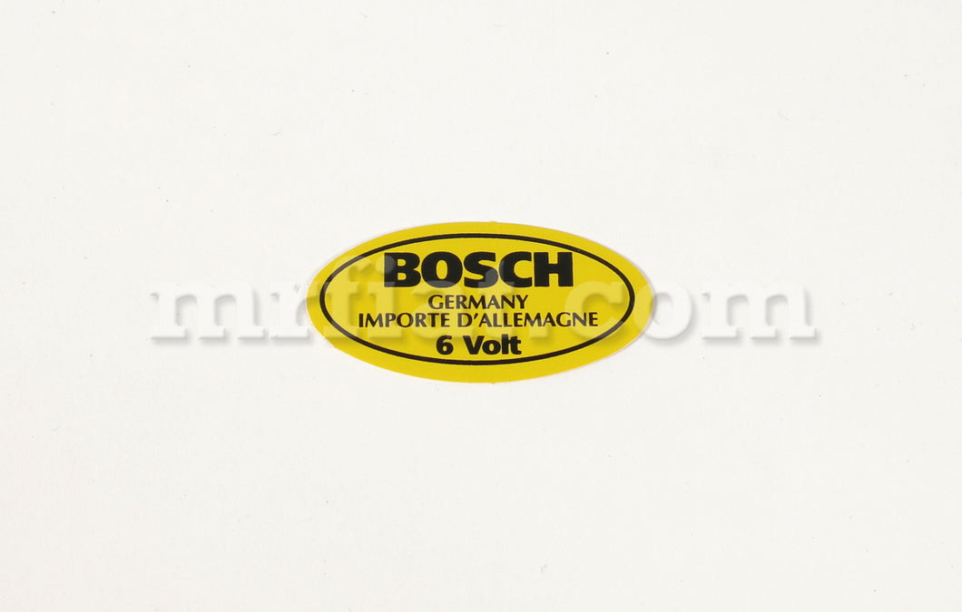 Porsche 356 A B Bosch Coil 6 V Sticker 1950-63 356B (60-63) Porsche   