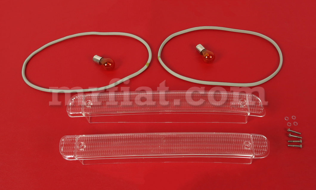 Porsche 944 Turn Signal Light Lens Set Front 1985-91 Lights Porsche   