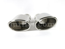 Load image into Gallery viewer, Porsche 911/993 Polished Stainless Steel Tail Pipe Set 1995-97 Exhaust Porsche
