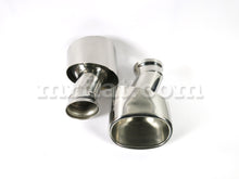 Load image into Gallery viewer, Porsche 911/993 Polished Stainless Steel Tail Pipe Set 1995-97 Exhaust Porsche
