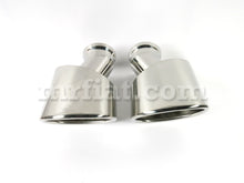 Load image into Gallery viewer, Porsche 911/993 Polished Stainless Steel Tail Pipe Set 1995-97 Exhaust Porsche
