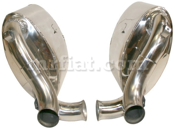 Porsche 911/993 Polished Stainless Steel Sport Rear Exhaust Set 1995-97 Exhaust Porsche   