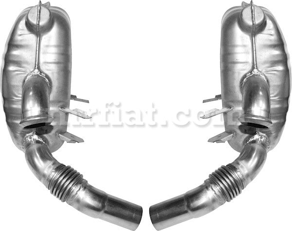 Porsche 911/996 Stainless Steel Sport Exhaust Set Rear OE 1997-2005 Exhaust Porsche   