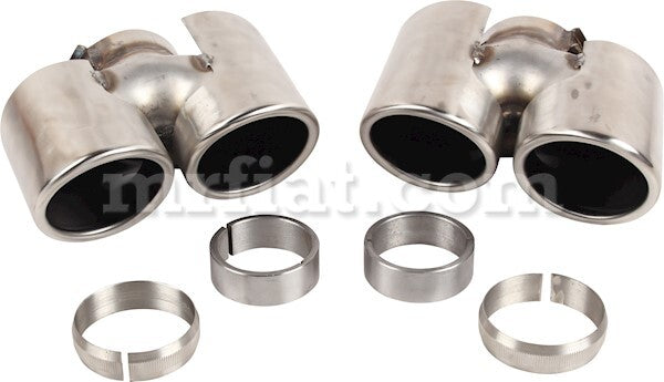 Porsche 911/997 Stainless Steel Carrera Look Tail Pipe Set 2004-2008 Exhaust Porsche   