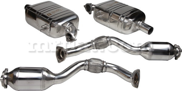 Porsche Boxster Cayman Stainless Sport Exhaust Catalytic Set 2004-2009 Exhaust Porsche