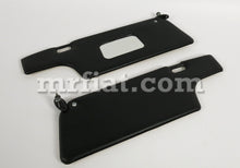 Cargar imagen en el visor de la galería, Porsche 911 912 Coupe Cream Black Sun Visor Set Interior Porsche
