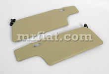 Cargar imagen en el visor de la galería, Porsche 911 912 Coupe Cream Black Sun Visor Set Interior Porsche
