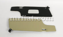 Cargar imagen en el visor de la galería, Porsche 911 912 Coupe Cream Black Sun Visor Set Interior Porsche
