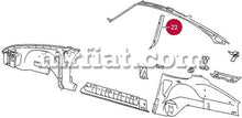 Cargar imagen en el visor de la galería, Porsche 911/930 912 Coupe Lower B Pillar Upholstery Plate Left 1965-89 Body Panels Porsche
