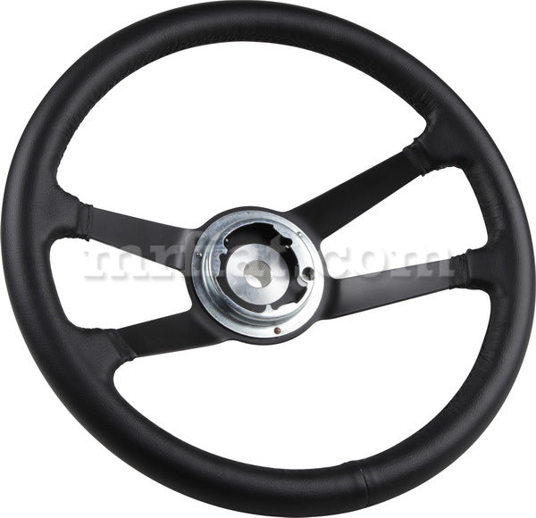 Porsche 911 912 914 Black Leather Steering Wheel Early Steering Porsche   