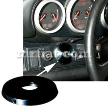 Cargar imagen en el visor de la galería, Porsche 911/930 Black Ignition Switch Cover Plate 1973-89 Interior Porsche
