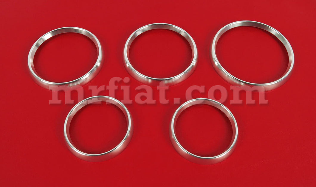 Porsche 914 Aluminum Gauge Decor Rings Set 1969-76 Accessories Porsche   