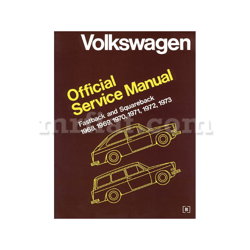 Volkswagen 1500 Official Service Manual 1968-73 Accessories Volkswagen   