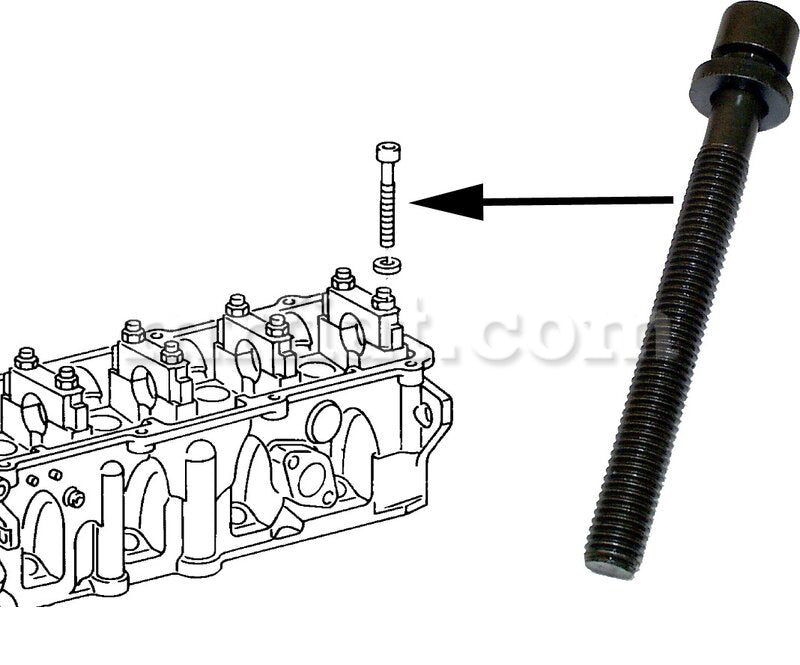 Volkswagen Golf Jetta Cylinder Head Bolt 115 mm 1981-91 Engine Volkswagen   