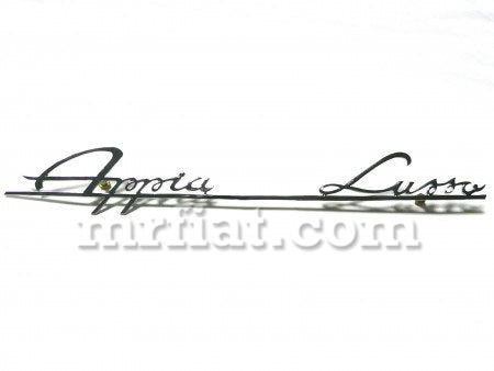 Lancia Appia Lusso Script Chrome Emblem 238mm Emblems Lancia   