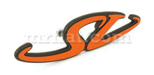 Cargar imagen en el visor de la galería, Lamborghini SV Script Orange Emblem Emblems Lamborghini
