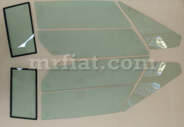 Lamborghini Countach Door Side Glass Set 9 Pc Glass and Seals Lamborghini   