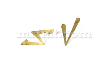 Cargar imagen en el visor de la galería, Lamborghini Miura SV Brass Frieze Script Emblems Lamborghini
