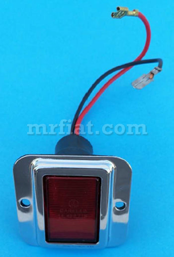 Fiat Complete Red Door Light Rectangular Doors Fiat   