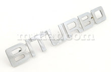 Load image into Gallery viewer, Maserati Biturbo Script Chrome Emblem Emblems Maserati
