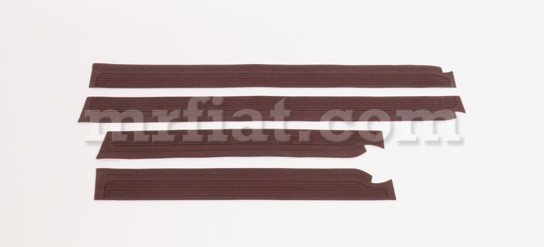 Mercedes W114 W115 Sedan Burgundy Door Sill Rubber Set Doors Mercedes   